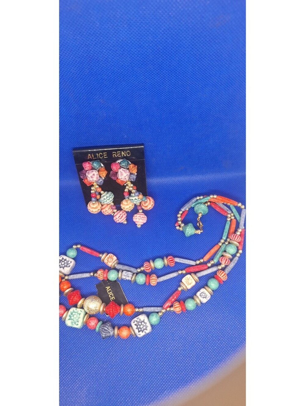 Vtg Alice Reno jewelry ensemble